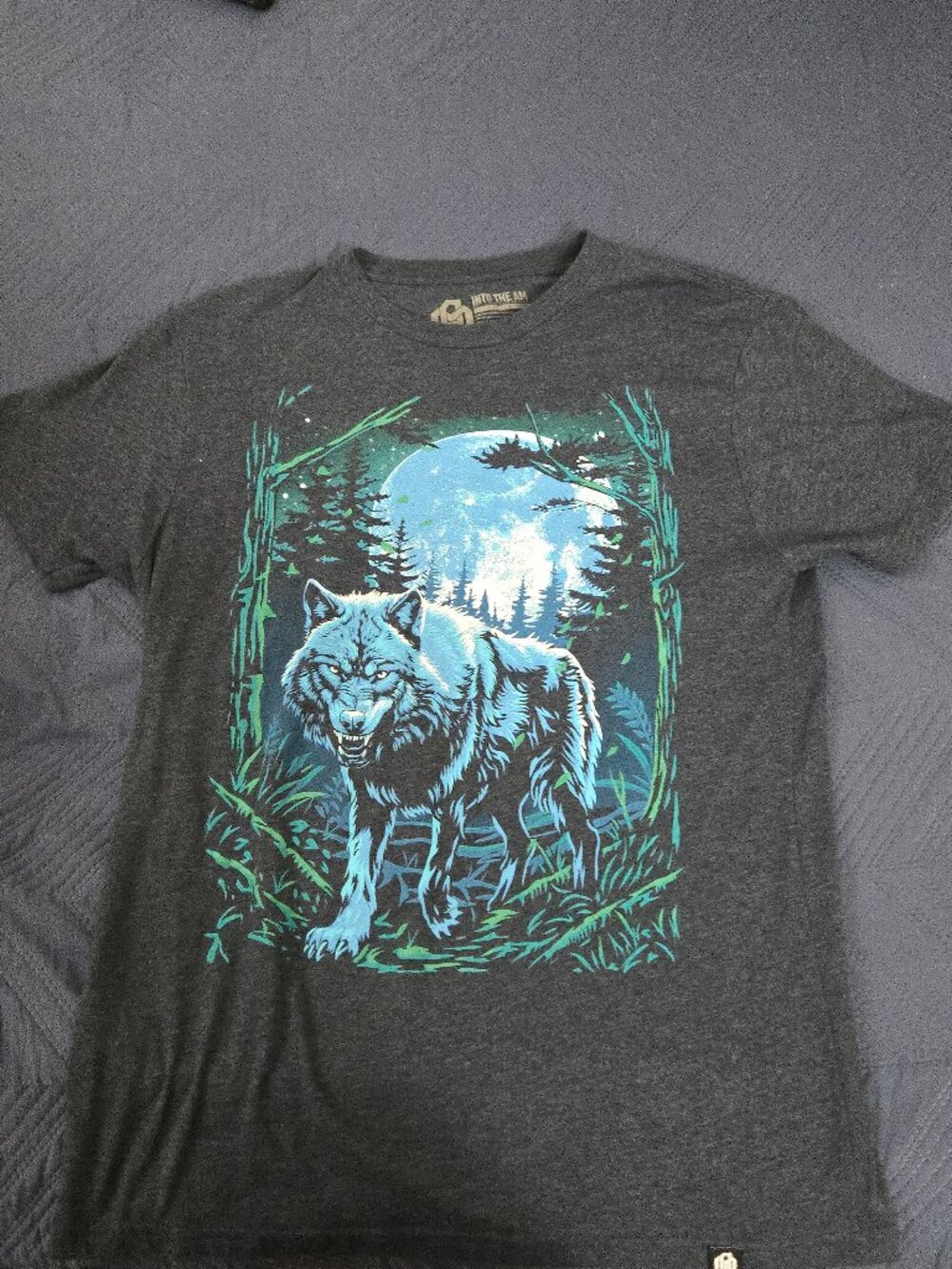 INTO THE AM Wolf Graphic Tee Shirt
